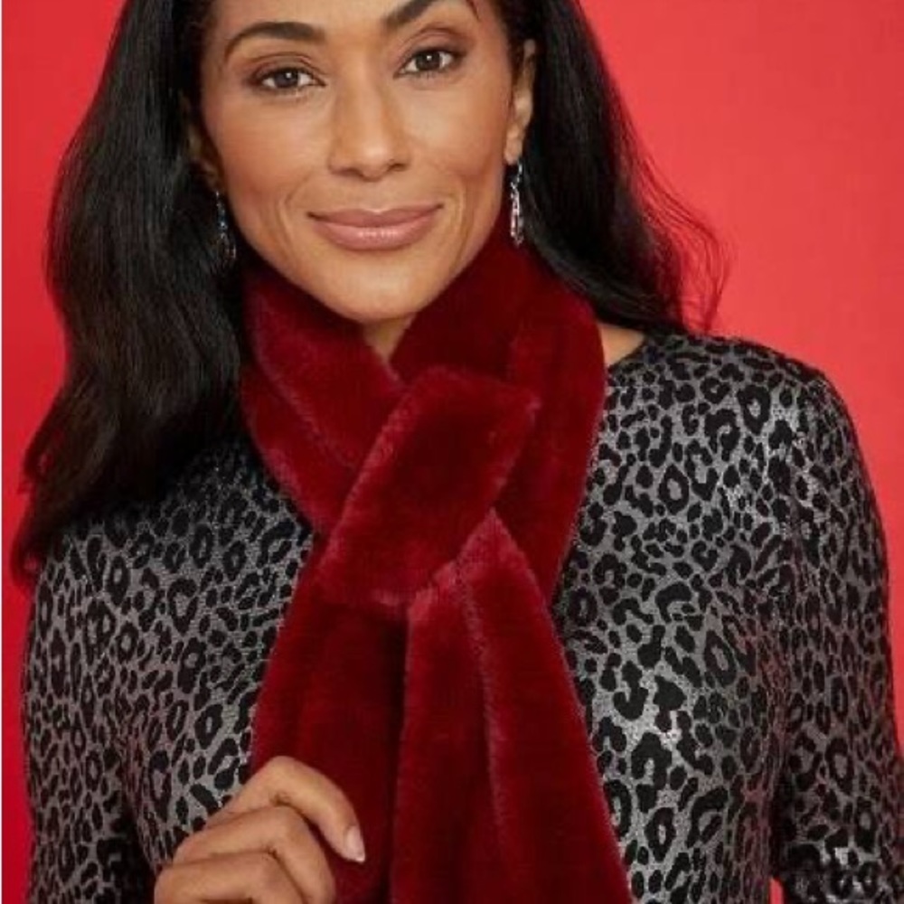 Silver and Black Leopard Print Tunic (M)
